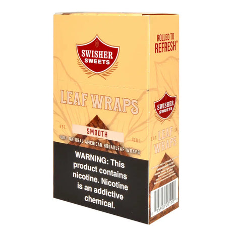 Swisher Sweets Leaf Wraps Smooth $2.99 Pre-price 10 packs of 3