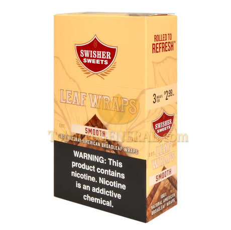 Swisher Sweets Leaf Wraps Smooth $2.99 Pre-price 10 packs of 3