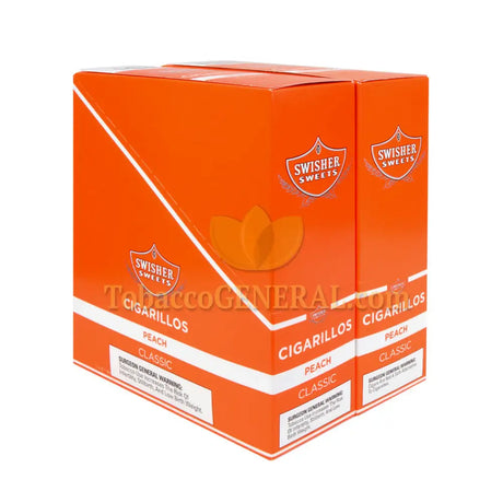 Swisher Sweets Peach Cigarillos 1.39 Pre-Priced 30 Packs of 2