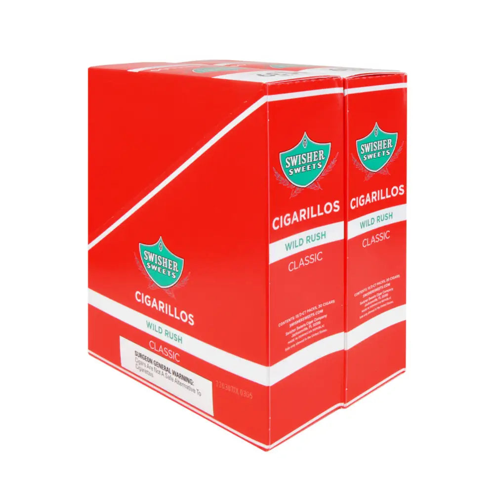 Swisher Sweets Wild Rush Cigarillos 1.39 Pre-Priced 30 Packs of 2