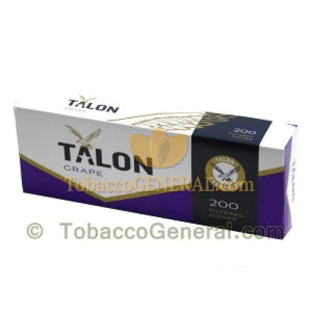 talon cigarettes Talon Grape Filtered Cigars 10 Packs of 20
