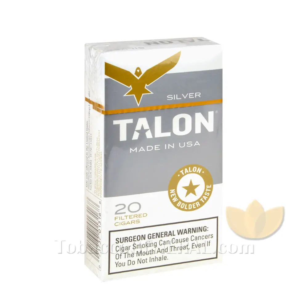 Talon Silver Filtered Cigars 10 Packs of 20