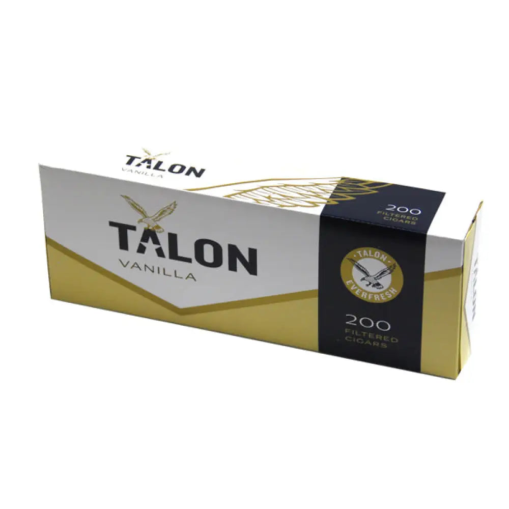 Talon Vanilla Filtered Cigars 10 Packs of 20
