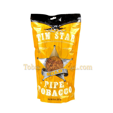 Tin Star Gold Pipe Tobacco 8 oz. Pack