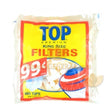 Top Filter Tips King Size 15mm Pre Priced White 100 Tips Per Bag
