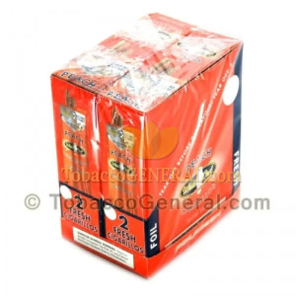 White Owl Cigarillos 30 Packs of 2 Cigars Peach