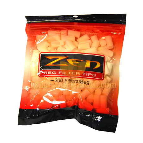 Zen Filter Tips Regular White 200 Tips Per Bag 1