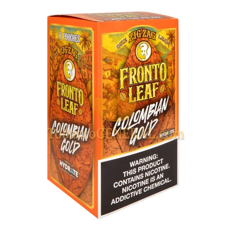 Zig Zag Colombian Gold Fronto Whole Leaf Wraps 8 packs of 1