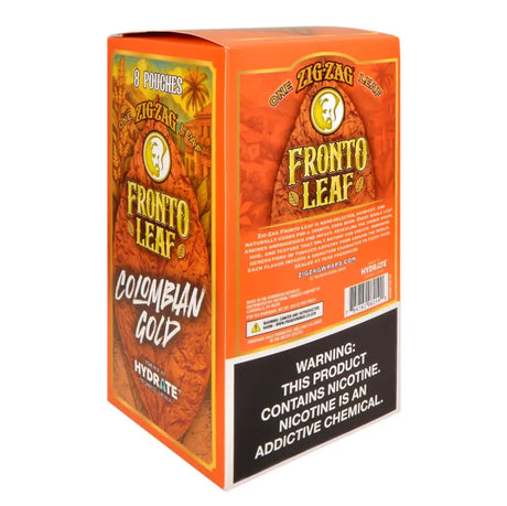 Zig Zag Colombian Gold Fronto Whole Leaf Wraps 8 packs of 1