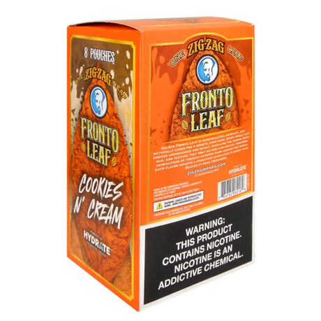 Zig Zag Cookies N’ Cream Fronto Whole Leaf Wraps 8 packs of 1