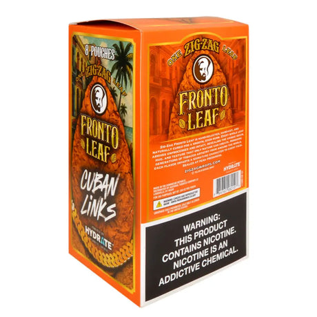 Zig Zag Cuban Links Fronto Whole Leaf Wraps 8 packs of 1