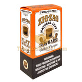 Zig Zag White Russian Natural Leaf Flat Wraps 2x10pk