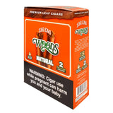 Zig Zag Woods Premium Leaf Cigars Natural 15 pouches of 2