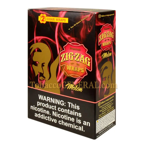 Zig Zag Wraps Premium Melon 25 Packs of 2