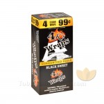 4 Kings Black Sweet Wraps 99c Pre-Priced 30 Pouches of