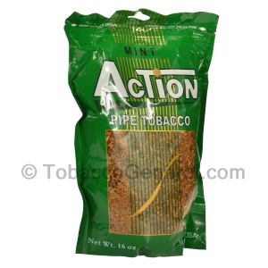 Action Mint Pipe Tobacco 16 oz. Pack