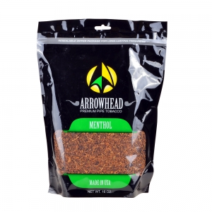 Arrowhead Pipe Tobacco Menthol Green 16 oz. / 1 Lb. Bag