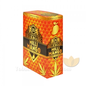 Billionaire Hemp Wraps Milli Mango 25 Packs of 2