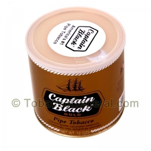 Captain Black Gold Pipe Tobacco 12 oz. Can