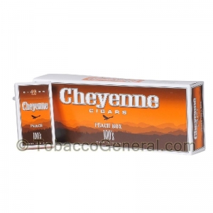 Cheyenne Peach Filtered Cigars 10 Packs of 20