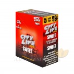 City Life Cigarillos Sweet 99 Cents Pre Priced 15 Packs of 5 Cigars