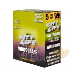 City Life Cigarillos White Grape 99 Cents Pre Priced 15 Packs of 5 Cigars