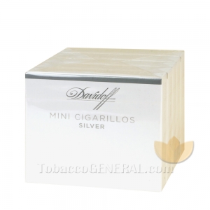 Davidoff Silver Mini Cigarillos 5 Packs of 20 (100 in total)
