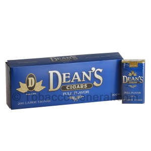 Deans Full Flavor Filtered Cigars 10 Packs of 20