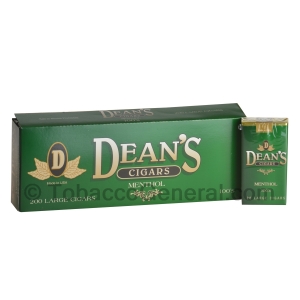 Deans Menthol Filtered Cigars 10 Packs of 20