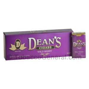 Deans Wild Berry Filtered Cigars 10 Packs of 20