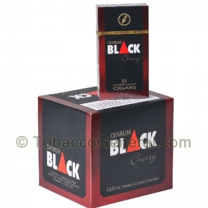 Djarum Black Cherry (Ruby) Filtered Cigars 10 Packs of 12
