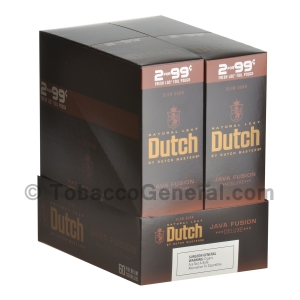 Dutch Masters Foil Fresh Java Fusion Cigarillos 30 Packs of 2