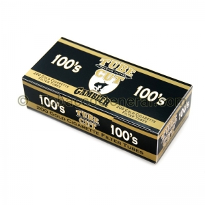 Gambler Tube Cut Filter Tubes 100 mm Gold (Light) 5 Cartons of 200