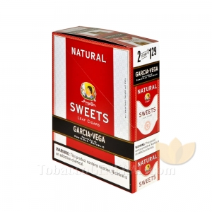 Garcia Y Vega Natural Sweet Cigars 1.29 Cents Pre Priced 15 Packs of 2