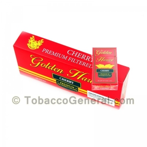 Golden Harvest Cherry Filtered Cigars 10 Packs of 20