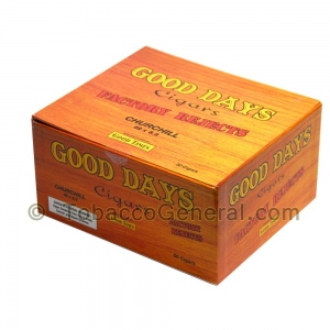 Good Days Factory Rejects Churchill Cigars Box of 50