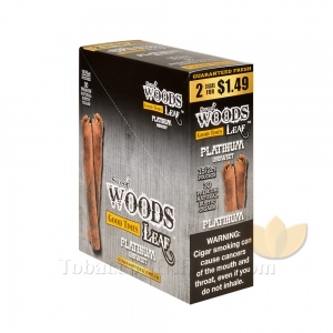 Good Times Sweet Woods Leaf Cigars Platinum 1.49 Pre-Priced 15 Packs of 2