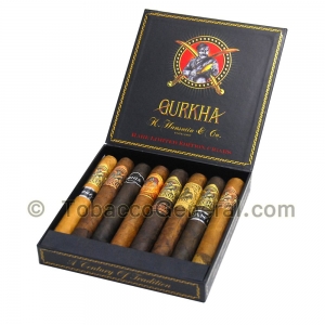 Gurkha Rare Godzilla Pack Assorted Gift Set Cigars Box of 8