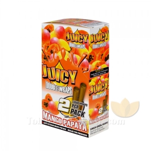 Juicy Double Wraps Mango Papaya 25 Packs of 2