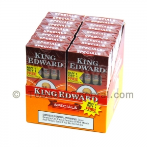 King Edward Specials Cigarillos Pre Priced 20 Packs of 5