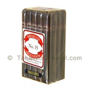 Mexican Segundos No. 35 Maduro Cigars Pack of 20