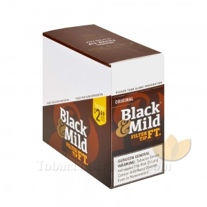 Middleton's Black & Mild Filter Tip Original 2.49 Pre-Priced Cigars 10 Packs of 5