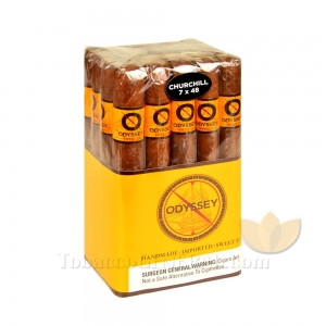 Odyssey Churchill Habano Sweet Tip Cigars Bundle of 20