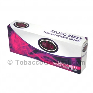 OHM Exotic Berry Filtered Cigars 10 Packs of 20