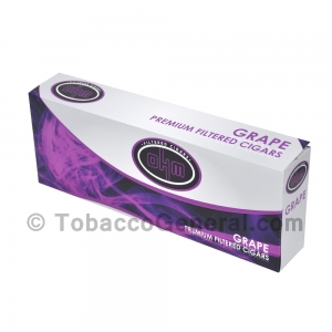 OHM Grape Filtered Cigars 10 Packs of 20