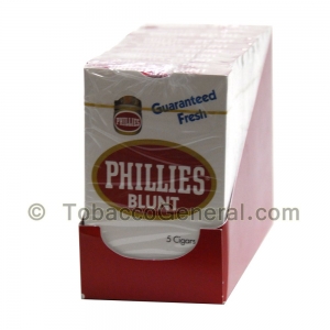 Phillies Blunt Regular Cigars 10 Packs of 5
