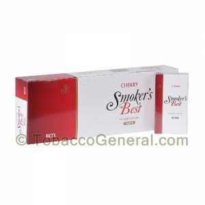 Smoker's Best Cherry Filtered Cigars 10 Packs of 20