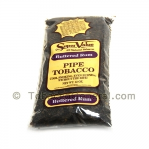 Super Value Buttered Rum Pipe Tobacco 12 oz. Pack