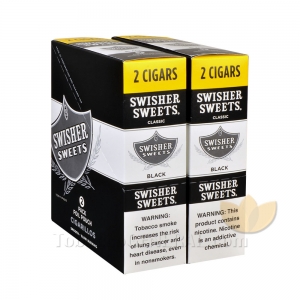 Swisher Sweets Black Cigarillos 30 Packs of 2