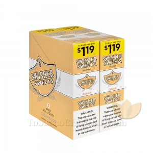 Swisher Sweets Cream Cigarillos 1.19 Pre-Priced 30 Packs of 2